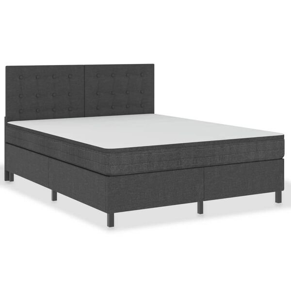 vidaXL &Kappa;&rho;&epsilon;&beta;ά&tau;&iota; Boxspring &Sigma;&kappa;&omicron;ύ&rho;&omicron; &Gamma;&kappa;&rho;&iota; 160 x 200 &epsilon;&kappa;. &Upsilon;&phi;&alpha;&sigma;&mu;ά&tau;&iota;&nu;&omicron;