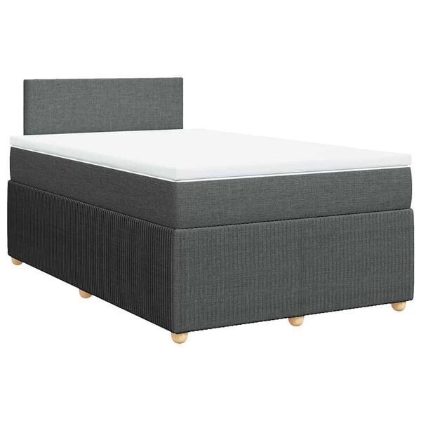 vidaXL &Kappa;&rho;&epsilon;&beta;ά&tau;&iota; Boxspring &mu;&epsilon; &Sigma;&tau;&rho;ώ&mu;&alpha; &Sigma;&kappa;&omicron;ύ&rho;&omicron; &Gamma;&kappa;&rho;&iota; 120x200 &epsilon;&kappa;. &Upsilon;&phi;&alpha;&sigma;&mu;ά&tau;&iota;&nu;&omicron;