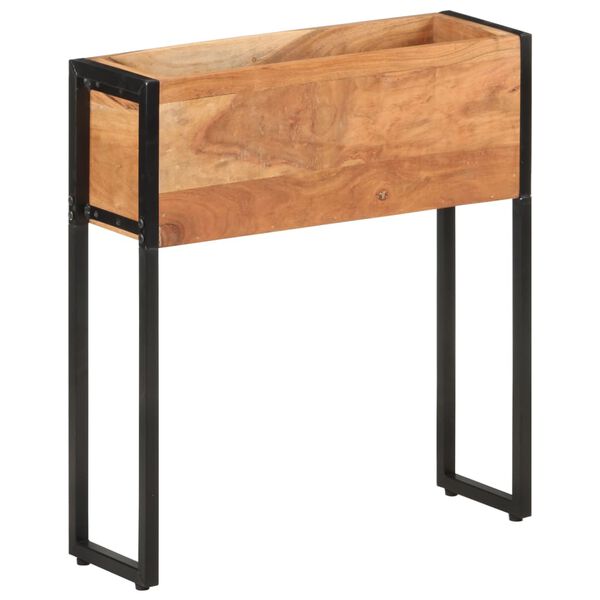 vidaXL Ζαρντινιέρα 60 x 20 x 68 εκ. από Μασίφ Ξύλο Ακακίας