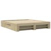 vidaXL Πλαίσιο Κρεβατιού Χωρ. Στρώμα Sonoma Δρυς 200x200 εκ. Επ. Ξύλο