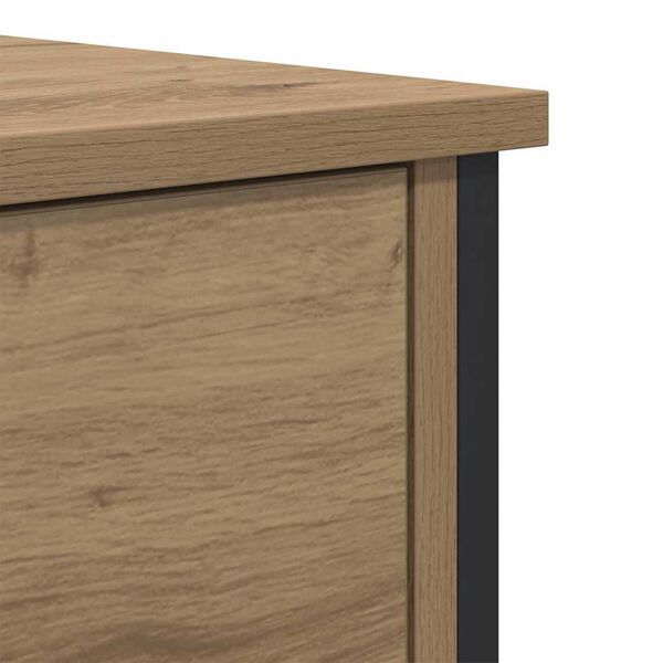 vidaXL Κομοδίνο 2 pcs artisan δρυς 40 x 42 x 60 εκ. Επεξεργασμένο ξύλο