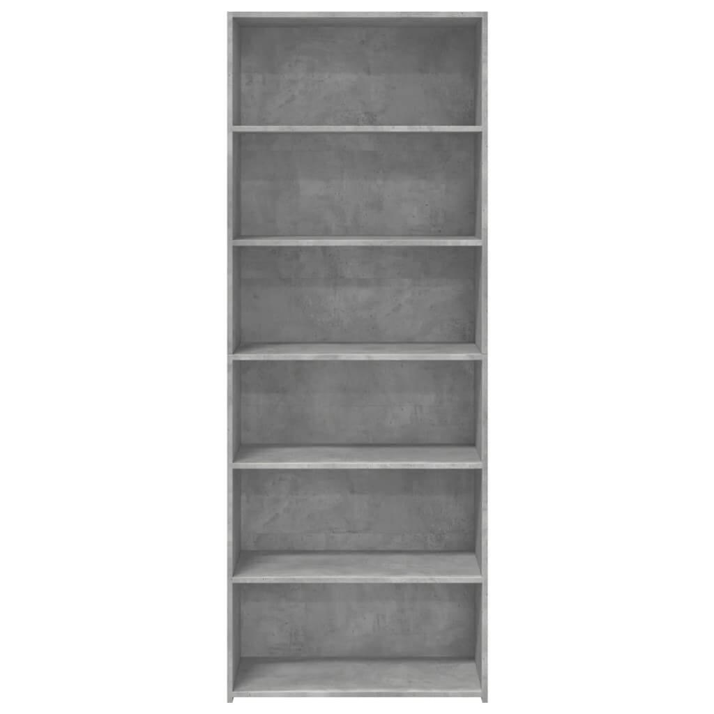 vidaXL Ντουλάπι Γκρι Σκυροδέματος 70x41x185 εκ. Επεξεργασμένο Ξύλο