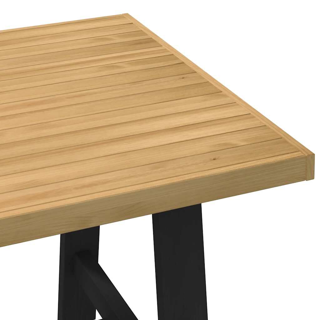 vidaXL Τραπεζαρία NOAIN με πόδια σχήματος Α 160x90x75 cm