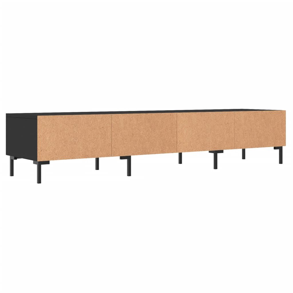 vidaXL Έπιπλο Τηλεόρασης Μαύρο 150x36x30 εκ. από Επεξεργασμένο Ξύλο