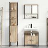 vidaXL Σετ Επίπλων Μπάνιου Άλλο 3 pcs Sonoma Δρυς 33 x 33 x 185.5 εκ