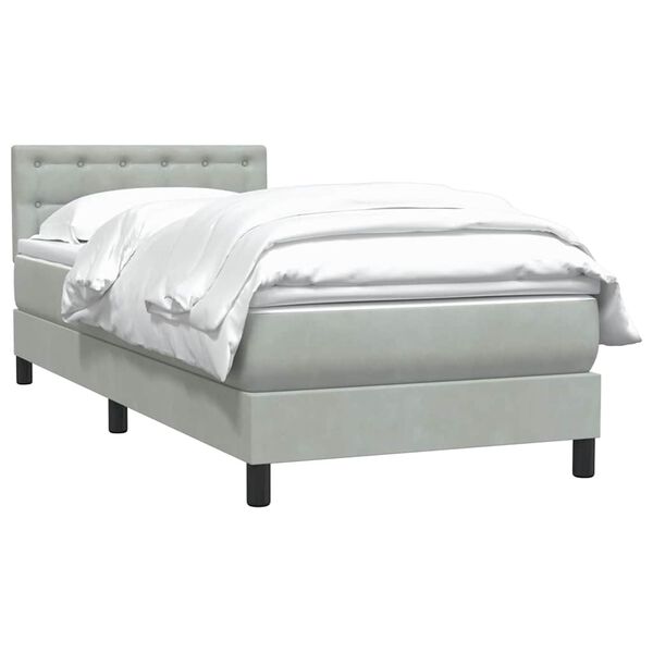 vidaXL &Kappa;&rho;&epsilon;&beta;ά&tau;&iota; Boxspring &mu;&epsilon; &Sigma;&tau;&rho;ώ&mu;&alpha; &Alpha;&nu;&omicron;&iota;&chi;&tau;ό &Gamma;&kappa;&rho;&iota; 80x210 &epsilon;&kappa;. &Beta;&epsilon;&lambda;&omicron;ύ&delta;&iota;&nu;&omicron;