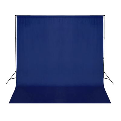 vidaXL Φόντο για Υπέρθεση Εικόνας Μπλε 300 x 300 εκ. Βαμβακερό