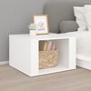 vidaXL Κομοδίνο Λευκό 57 x 55 x 36 εκ. από Επεξεργασμένο Ξύλο