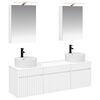 vidaXL &Sigma;&epsilon;&tau; &Nu;&tau;&omicron;&upsilon;&lambda;&alpha;&pi;&iota;ώ&nu; &Mu;&pi;ά&nu;&iota;&omicron;&upsilon; 5 pcs &Lambda;&epsilon;&upsilon;&kappa;ό 50 x 14,5 x 70 &epsilon;&kappa;