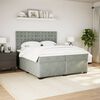 vidaXL &Kappa;&rho;&epsilon;&beta;ά&tau;&iota; Boxspring &mu;&epsilon; &Sigma;&tau;&rho;ώ&mu;&alpha; &Alpha;&nu;&omicron;&iota;&chi;&tau;ό &Gamma;&kappa;&rho;&iota; 200x200 &epsilon;&kappa;. &Beta;&epsilon;&lambda;&omicron;ύ&delta;&iota;&nu;&omicron;