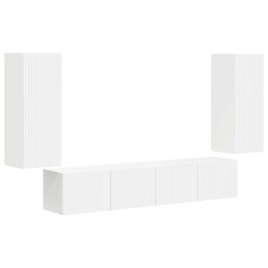 vidaXL &Sigma;&epsilon;&tau; &tau;&omicron;ί&chi;&omicron;&upsilon; &gamma;&iota;&alpha; &tau;&eta;&lambda;&epsilon;ό&rho;&alpha;&sigma;&eta; 4 pcs &Lambda;&epsilon;&upsilon;&kappa;ό &Epsilon;&pi;&epsilon;&xi;&epsilon;&rho;&gamma;&alpha;&sigma;&mu;έ&nu;&omicron; &xi;ύ&lambda;&omicron;