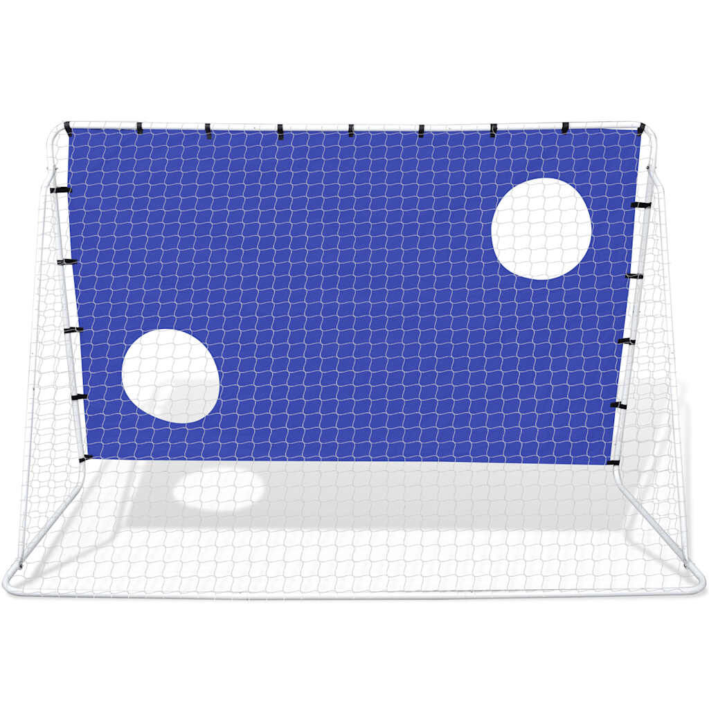 vidaXL Τέρμα Ποδοσφαίρου με Στόχους 240 x 92 x 150 εκ. από Ατσάλι