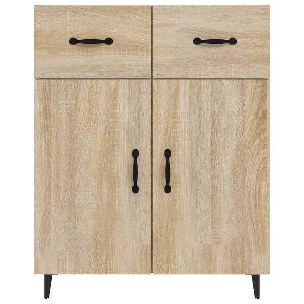 vidaXL Ντουλάπι Sonoma Δρυς 69,5 x 34 x 90 εκ. από Επεξεργασμένο Ξύλο