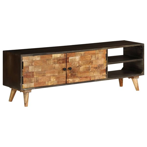 vidaXL Έπιπλο Τηλεόρασης 140 x 30 x 45 εκ. από Μασίφ Ξύλο Μάνγκο