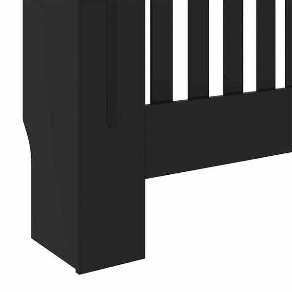 vidaXL Καπάκι Καλοριφέρ 2 pcs Μαύρο 78 x 19 x 81.5 cm