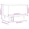 vidaXL Τραπεζάκι Σαλονιού Γκρι Sonoma 60x44,5x45εκ. Επεξεργασμένο Ξύλο