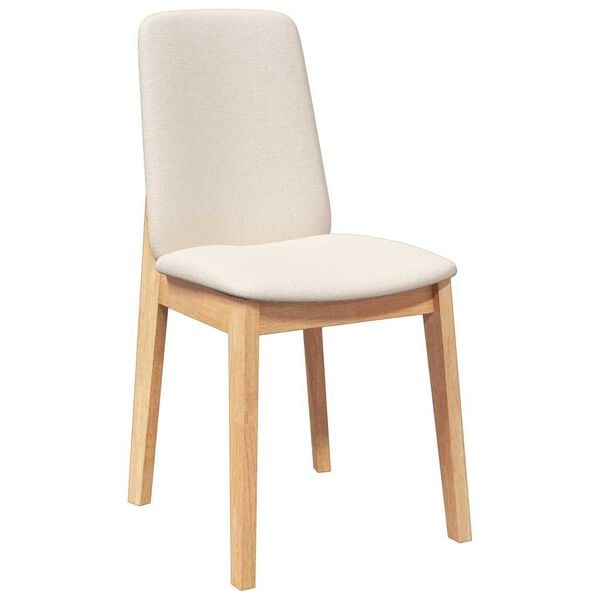 vidaXL Καρέκλες τραπεζαρίας με μαξιλάρια 2 τεμάχια από μασίφ ξύλο