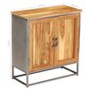 vidaXL Ντουλάπι 65 x 30 x 70 εκ. Ανακυκλωμένο Ξύλο Teak & Ατσάλι