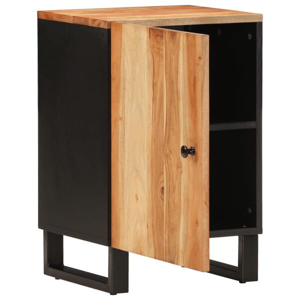 vidaXL Ντουλάπι Μπάνιου 38 x 33 x 58 εκ. από Μασίφ Ξύλο Ακακίας