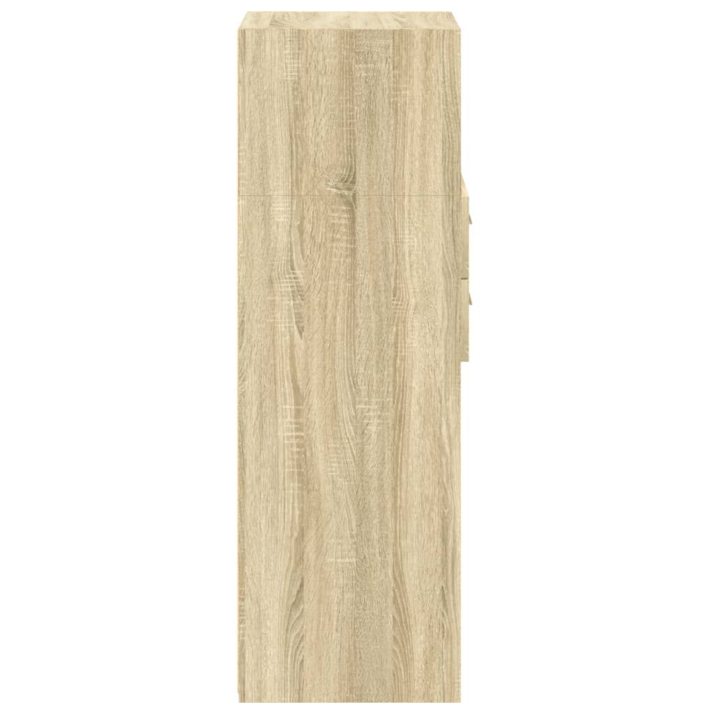 vidaXL Ντουλάπι Sonoma Δρυς 50x42,5x124 εκ. από Επεξεργασμένο Ξύλο