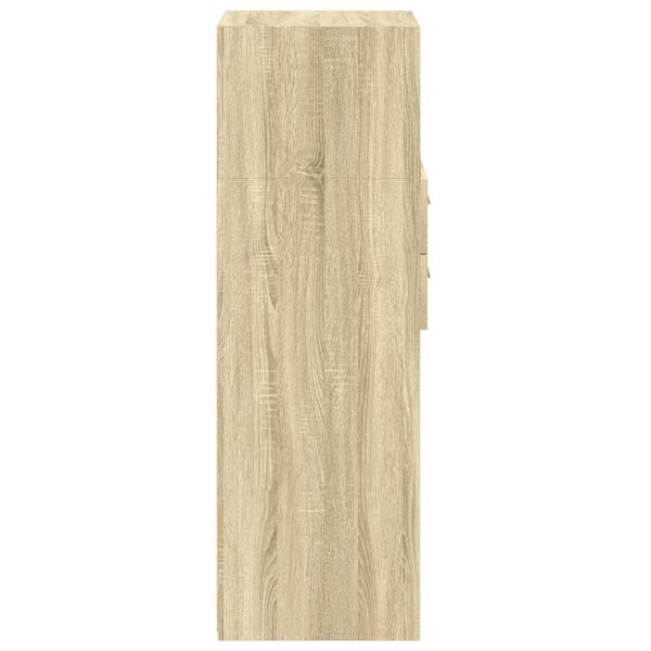 vidaXL Ντουλάπι Sonoma Δρυς 50x42,5x124 εκ. από Επεξεργασμένο Ξύλο