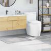 vidaXL Σετ Μάτ Μπάνιου Αντιολισθητικό 2 pcs Γκρι PP