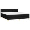 vidaXL &Kappa;&rho;&epsilon;&beta;ά&tau;&iota; Boxspring &mu;&epsilon; &Sigma;&tau;&rho;ώ&mu;&alpha; &Mu;&alpha;ύ&rho;&omicron; 160x200 &epsilon;&kappa;. &Upsilon;&phi;&alpha;&sigma;&mu;ά&tau;&iota;&nu;&omicron;
