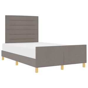 vidaXL &Sigma;&kappa;&epsilon;&lambda;&epsilon;&tau;ό&sigmaf; &Kappa;&rho;&epsilon;&beta;&alpha;&tau;&iota;&omicron;ύ &mu;&epsilon; &kappa;&epsilon;&phi;&alpha;&lambda;ά&rho;&iota; Taupe 120 x 200 cm ύ&phi;&alpha;&sigma;&mu;&alpha;