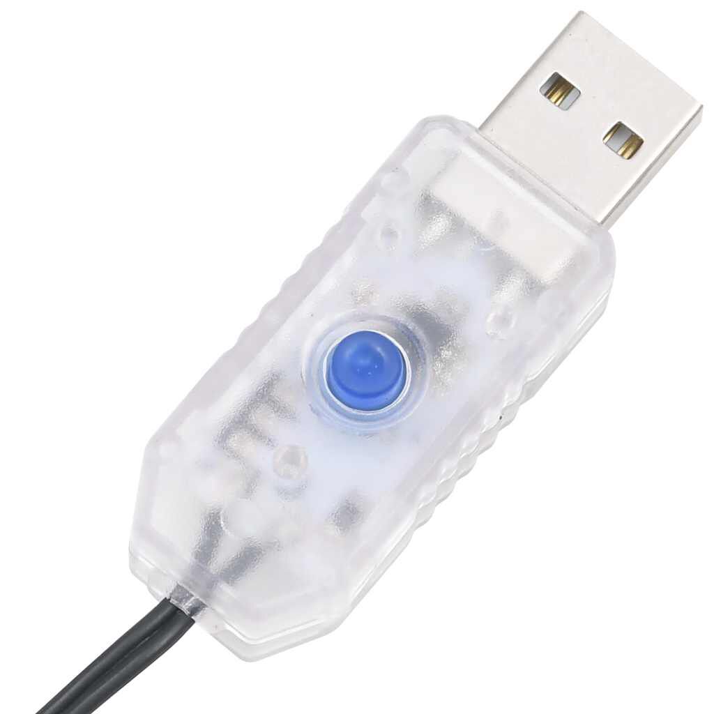 vidaXL Χριστουγεννιάτικο Δέντρο Κώνος 108 LED Ψυχρό Λευκό 70x180 εκ.