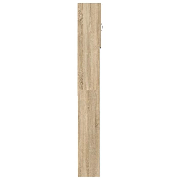 vidaXL Ντουλάπι Πλυντηρίου Χρώμα Sonoma Δρυς 64x24x190 εκ Επεξ. Ξύλο