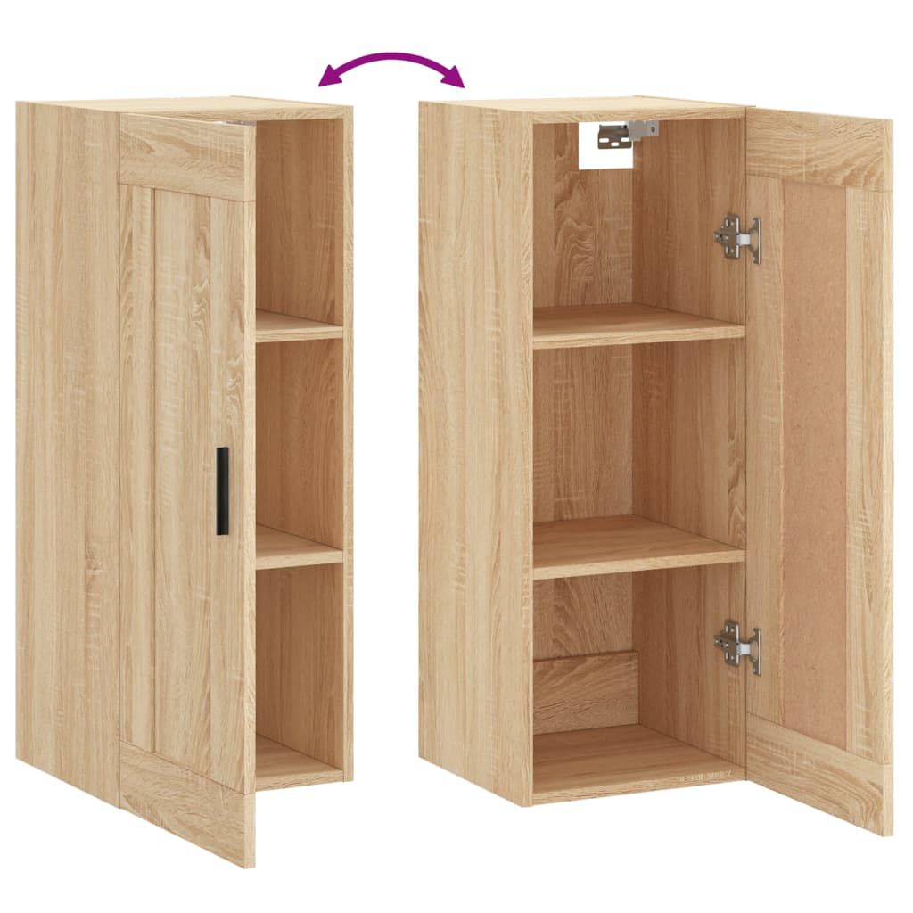 vidaXL Ντουλάπι Τοίχου Sonoma Δρυς 34,5 x 34 x 90 εκ. Επεξεργ. Ξύλο