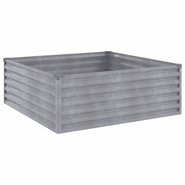 vidaXL Ζαρντινιέρα 100 x 100 x 36 εκ. από Ατσάλι Σκληρυθέν στον Αέρα
