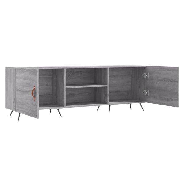 vidaXL Έπιπλο Τηλεόρασης Γκρι Sonoma 150x30x50 εκ. από Επεξεργ. Ξύλο