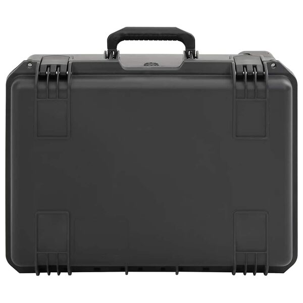 vidaXL Θήκη Πτήσης Φορητή Μαύρη 54x41,5x29 εκ. από Πολυπροπυλένιο