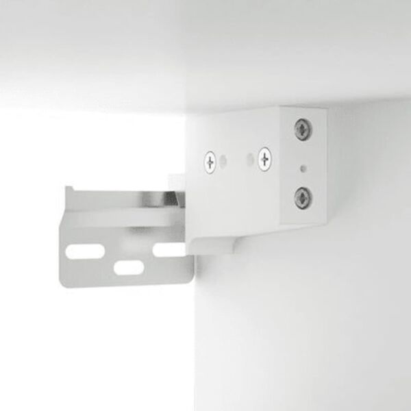 vidaXL Έπιπλο Καθρέπτη με LED Λευκό 70 x 16,5 x 60 εκ.