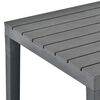 vidaXL Τραπέζι Κήπου Ανθρακί 78 x 78 x 72 εκ. Πλαστικό