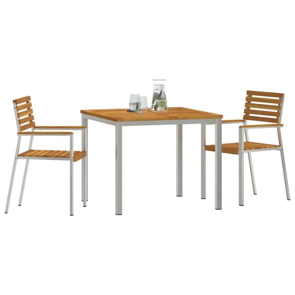 vidaXL Σετ Δείπνου Κήπου 3 pcs