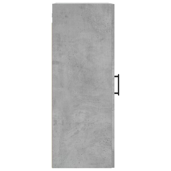 vidaXL Ντουλάπι Τοίχου Γκρι Σκυροδέματος 34,5 x 34 x 90 εκ.