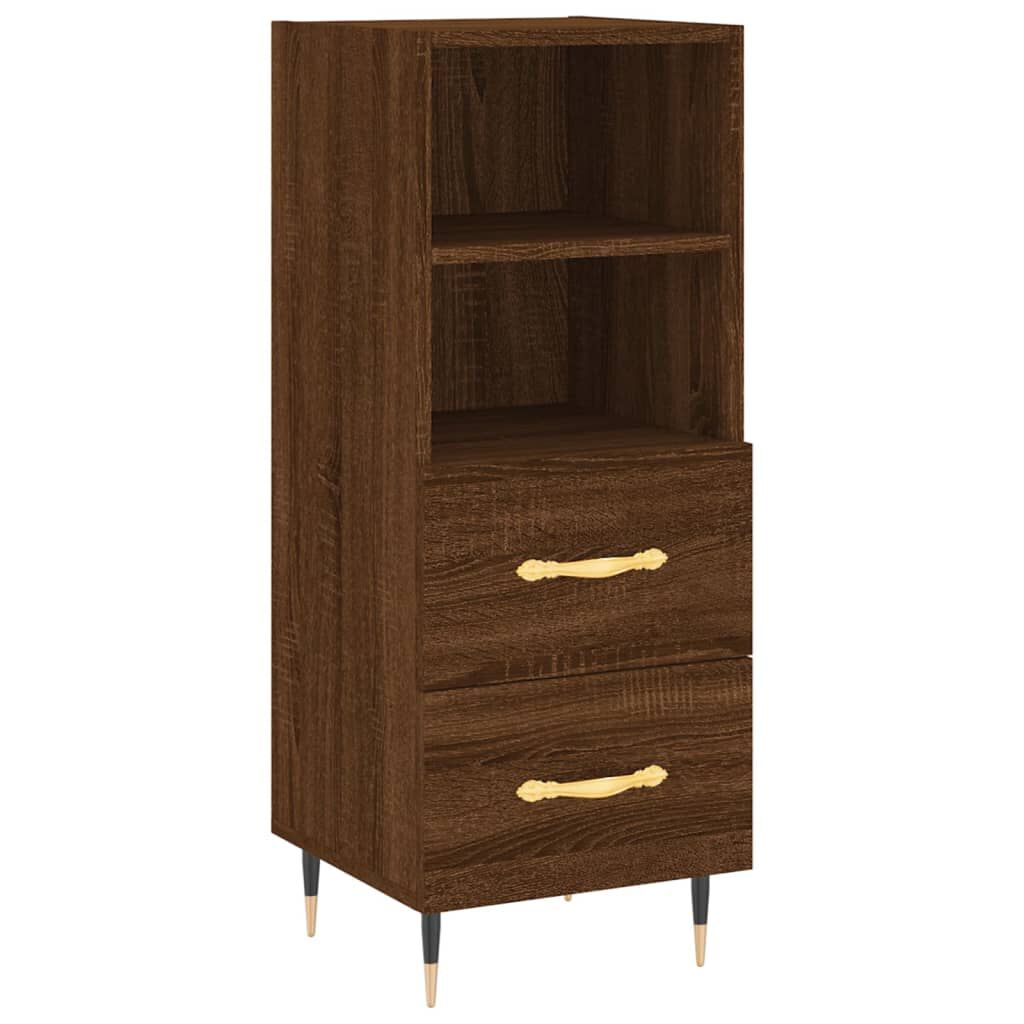 vidaXL Ντουλάπι Καφέ Δρυς 34,5 x 34 x 90 εκ. Επεξεργασμένο Ξύλο