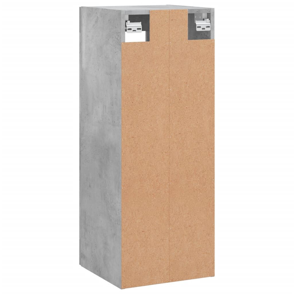 vidaXL Ντουλάπι Τοίχου Γκρι Σκυροδέματος 34,5 x 34 x 90 εκ.