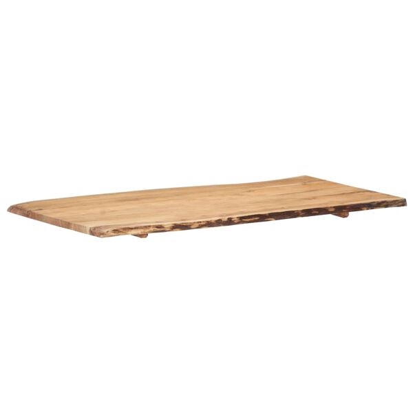 vidaXL Επιφάνεια Τραπεζιού 118 x (50-60) x 2,5 εκ. Μασίφ Ξύλο Ακακίας