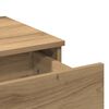 vidaXL Κομοδίνο artisan δρυς 100 x 40 x 120 εκ. Επεξεργασμένο ξύλο
