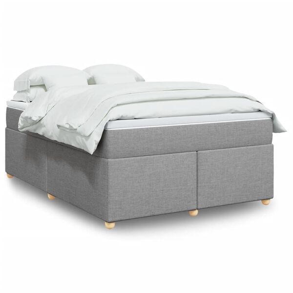 vidaXL &Kappa;&rho;&epsilon;&beta;ά&tau;&iota; Boxspring &mu;&epsilon; &Sigma;&tau;&rho;ώ&mu;&alpha; &Alpha;&nu;&omicron;&iota;&chi;&tau;ό &Gamma;&kappa;&rho;&iota; 140x200 &epsilon;&kappa;. &Upsilon;&phi;&alpha;&sigma;&mu;ά&tau;&iota;&nu;&omicron;
