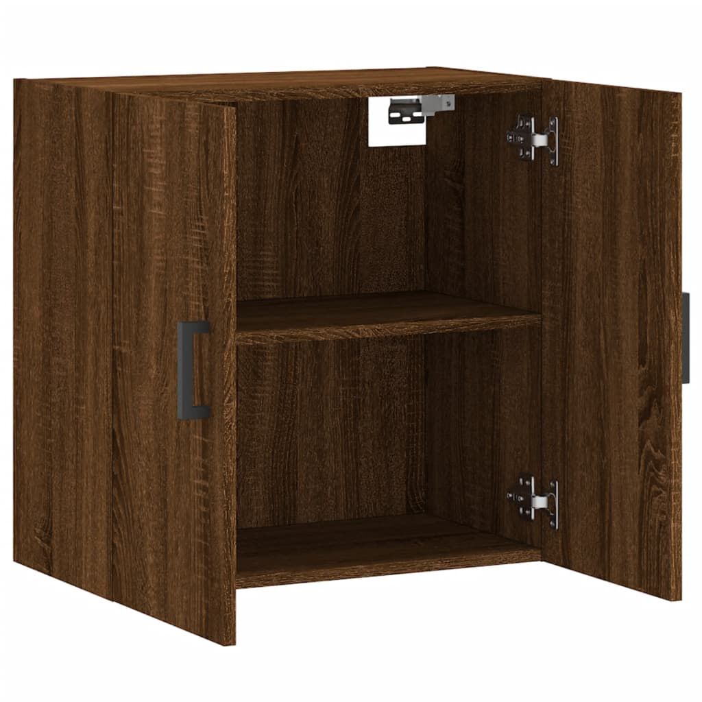 vidaXL Ντουλάπι Τοίχου Καφέ Δρυς 60 x 31 x 60 εκ. Επεξεργασμένο Ξύλο