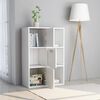 vidaXL Ραφιέρα με Ντουλάπια Λευκή 60 x 29,5 x 90 εκ. από Επεξ. Ξύλο