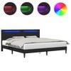 vidaXL &Sigma;&kappa;&epsilon;&lambda;&epsilon;&tau;ό&sigmaf; &Kappa;&rho;&epsilon;&beta;&alpha;&tau;&iota;&omicron;ύ &mu;&epsilon; &kappa;&epsilon;&phi;&alpha;&lambda;ά&rho;&iota; &Mu;&alpha;ύ&rho;&omicron; 180 x 200 cm &Tau;&epsilon;&chi;&nu;&eta;&tau;ό &Delta;έ&rho;&mu;&alpha;