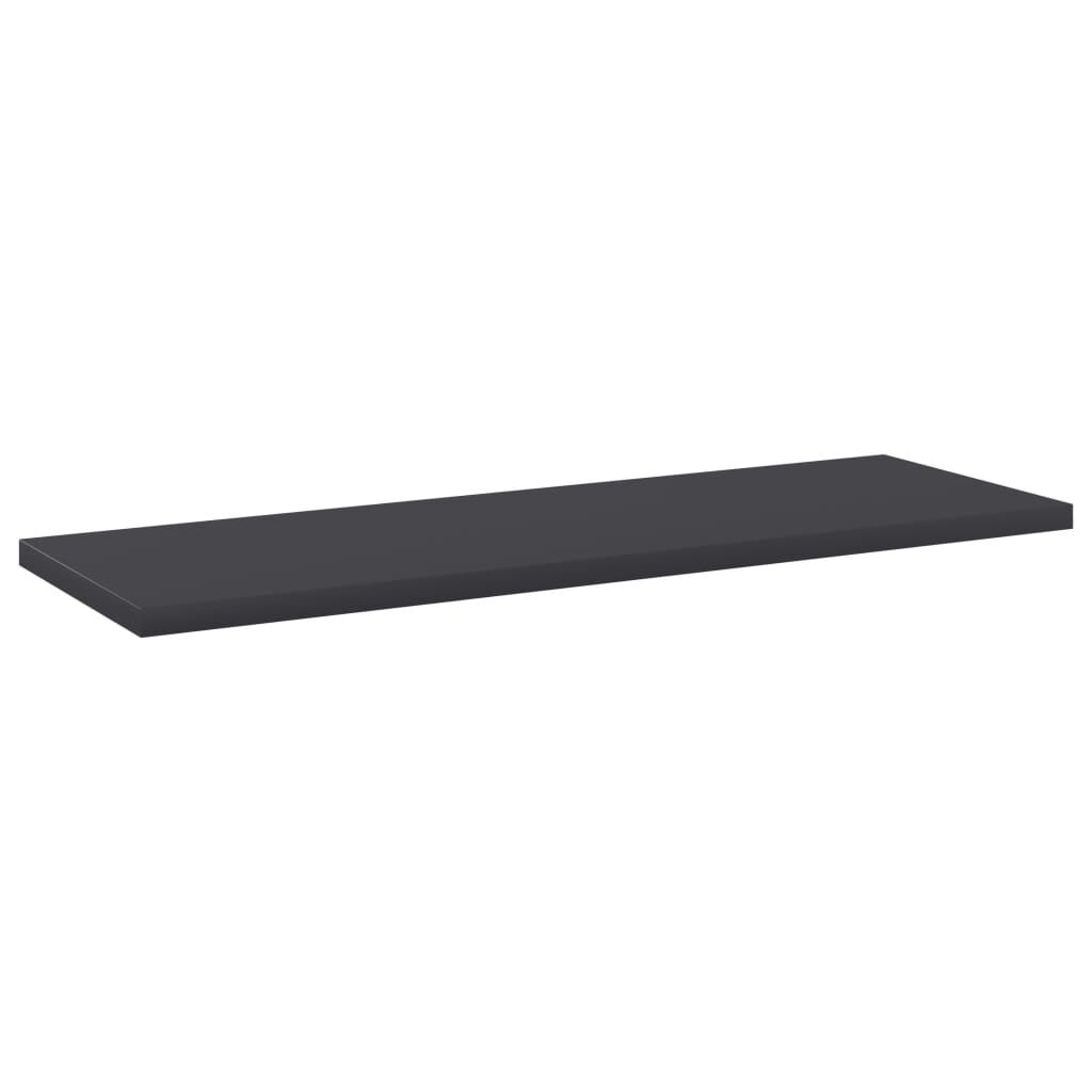 vidaXL Ράφια Βιβλιοθήκης 4 τεμ. Γκρι 60x20x1,5 εκ. από Μοριοσανίδα