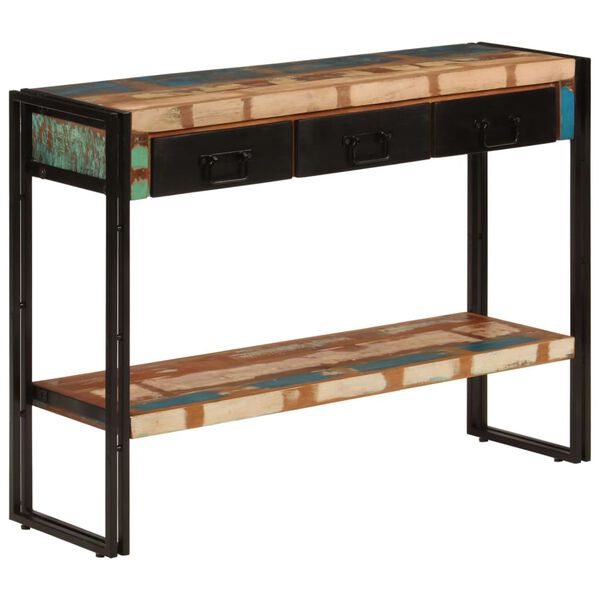 vidaXL Τραπέζι Κονσόλα 110 x 30 x 76 εκ. από Μασίφ Ανακυκλωμένο Ξύλο