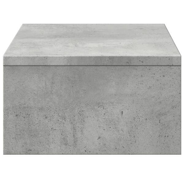 vidaXL Βάση Οθόνης με Συρτάρια Γκρι Σκυρ. 50x27x15 εκ. Επεξεργ. Ξύλο