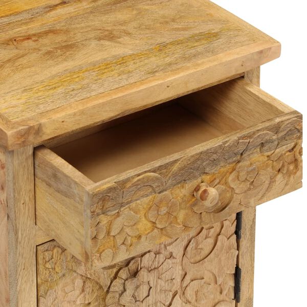 vidaXL Κομοδίνο 40 x 30 x 50 εκ. από Μασίφ Ξύλο Μάνγκο